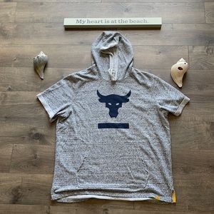 Men’s short sleeve workout hoodie